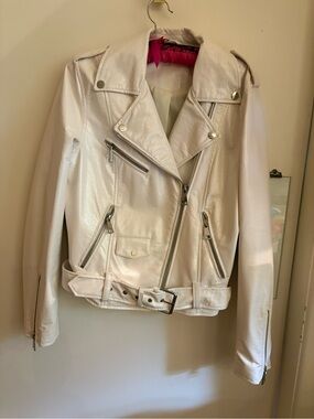 White Biker Jacket